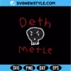 Death Metal SVG Digital Download heavy metal style design