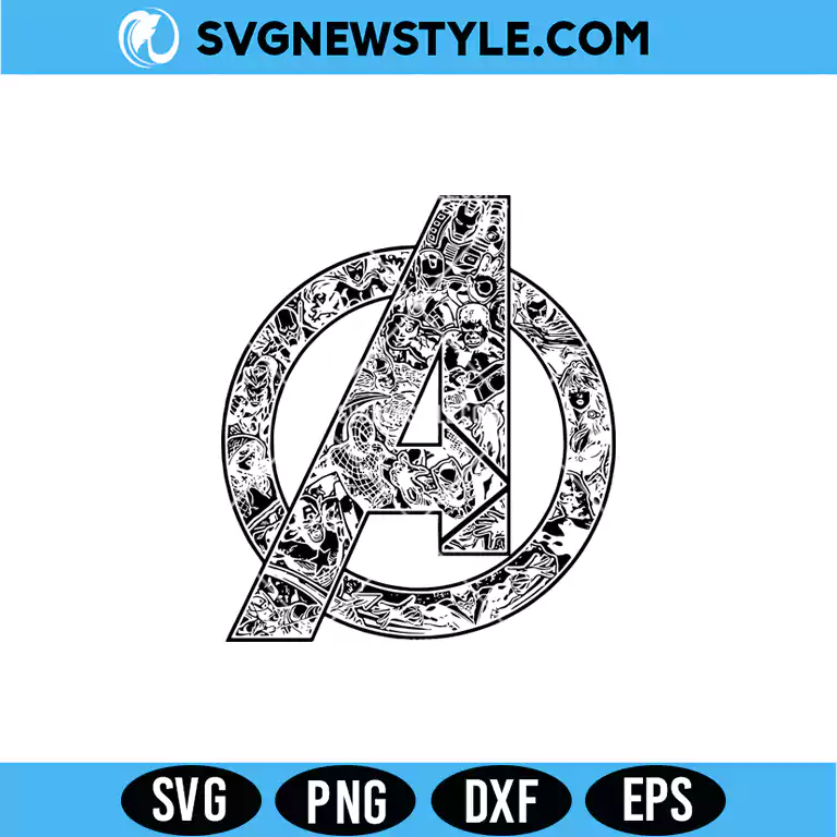 Disney Avengers SVG – Superhero Cut File for Cricut & Silhouette | Digital Download 1 Disney Avengers SVG