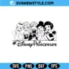 Disney Princesses SVG Digital Download for Shirts, Gifts & Party Crafts 2 Disney Princesses SVG