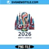 FIFA World Cup 2026 PNG Digital Download soccer tournament design