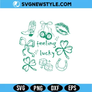 Feeling Lucky St Patrick's Day SVG