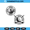Swing Swear Drink Repeat Golfer SVG