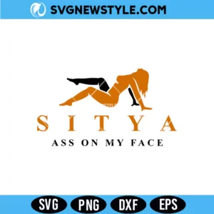 Funny Sit On My Face Svg