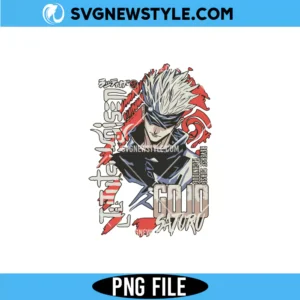 Gojo Satoru Jujutsu Kaisen Anime Png