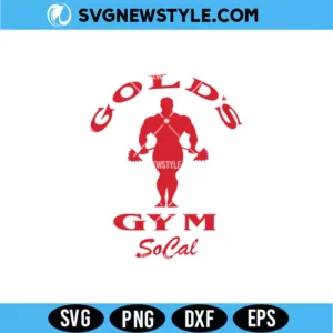Gold's Gym Socal Connor SVG &ndash; Fitness Quote Cut File | Digital Download