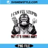 Funny Mechanic Gorilla PNG Digital Download mechanic humor design