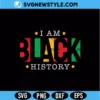 I Am Black History SVG File