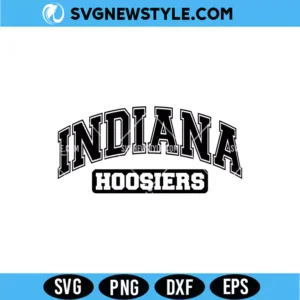 Indiana Hoosiers SVG Png &ndash; College Sports Cut File | Digital Download