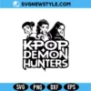 Kpop Demon Hunters Svg