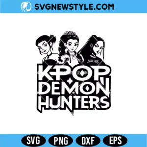 Kpop Demon Hunters Svg