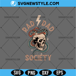 Rad Dad Society SVG