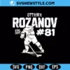 Rozanov 81 Hockey Romance Svg