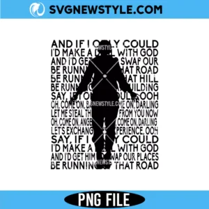 Running Up That Hill PNG Digital Download retro music meme design