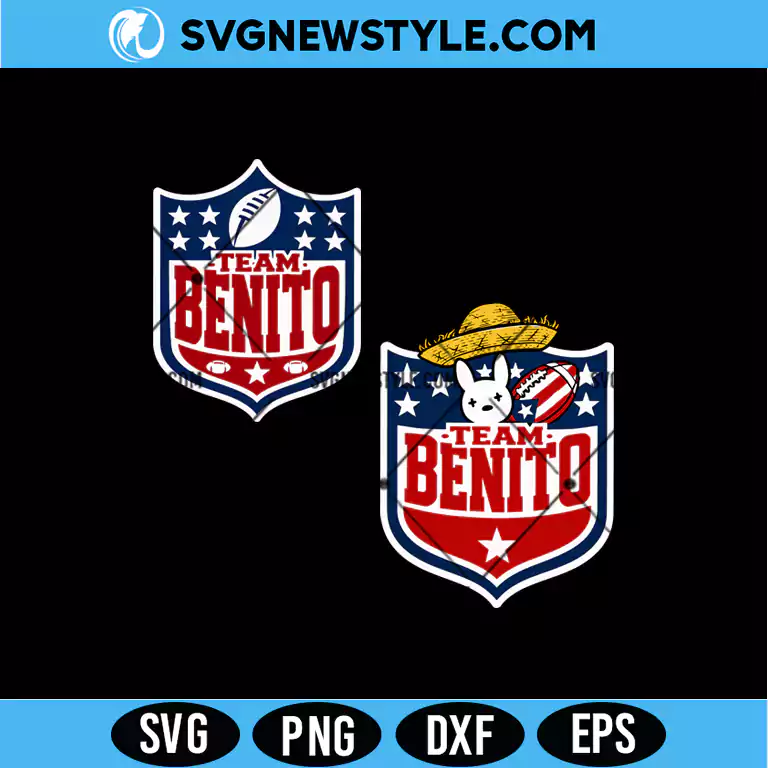 Team Benito Bad Bunny Benito Bowl SVG – Concert Cut File | Digital Download 1 Team Benito Bad Bunny Benito Bowl SVG