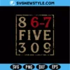 Eighties 867 Five 309 SVG