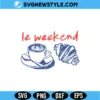 Le Weekend Coffee SVG