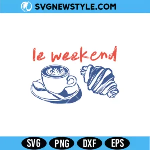 Le Weekend Coffee SVG