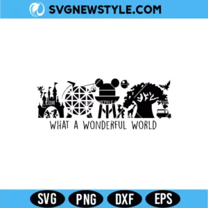 What a Wonderful World SVG Png