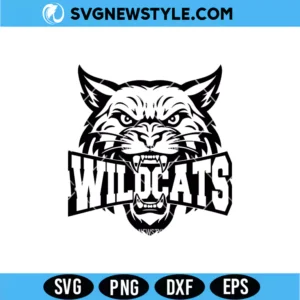 Wildcats Head SVG &ndash; Sports Mascot Cut File | Digital Download