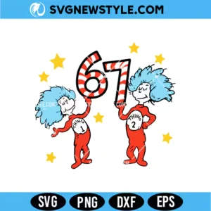 67 Read Across America SVG