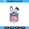 Bad Game Day Bunny SVG | Funny Game Day Cut File for Cricut & Silhouette 3 Bad Game Day Bunny SVG