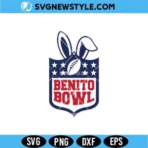 Benito Bowl with Bunny Ears SVG