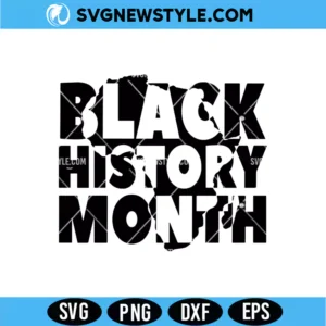 Black History Month SVG Design | Black History Cut File for Cricut & Silhouette