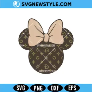 Designer Minnie Mouse SVG