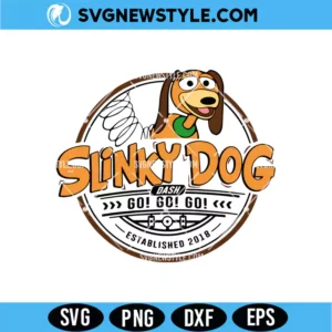 Toy Story Slinky SVG Digital Download | Cute Cartoon Character Design