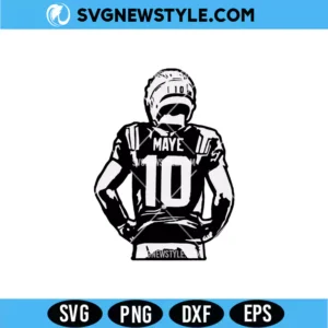 Drake Maye SVG File