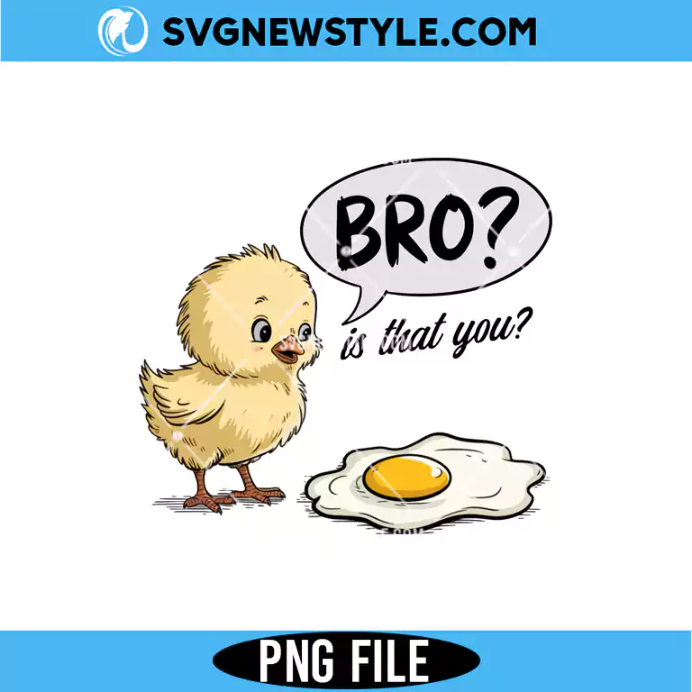 Funny Chick and Egg PNG Digital Download | Cute Printable PNG Design 1 Funny Chick and Egg PNG