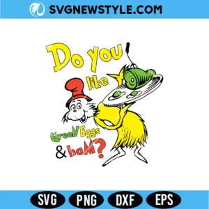 Green Eggs Breakfast SVG