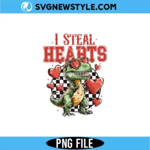 I Steal Hearts PNG Digital Download | Valentine Love Printable PNG