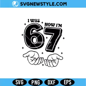 I Was 6 Now I Am 7 SVG