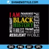 I Am Black History SVG files