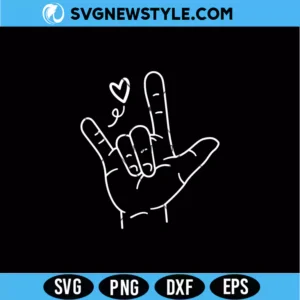 I love you hand symbol Svg