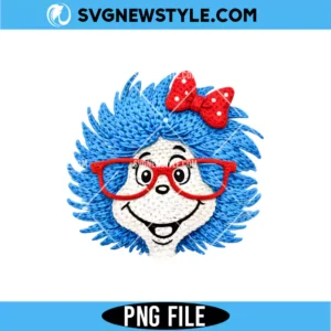Preppy Cartoon Friends Faux Yarn PNG