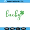 Lucky Shamrock SVG Png Digital Download | St Patrick’s Day Cut File 2 Lucky Shamrock SVG Png