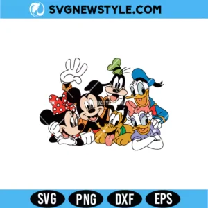 Machine Mickey Minnie Svg