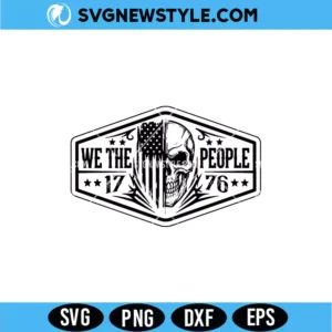 Patriotic We the People SVG Digital Download