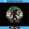 Retro Bigfoot Shamrock PNG Digital Download | Funny Irish Printable PNG 2 Retro Bigfoot Shamrock PNG