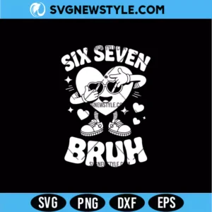 Six Seven 67 Meme Cool Valentine’s SVG