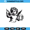 Snarky Cupid Beer And Attitude SVG