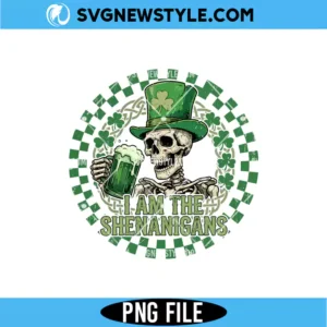 St Patricks Day Skeleton PNG