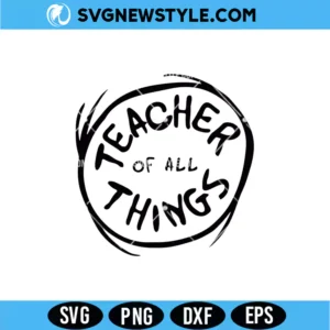 Teacher Of All Things SVG File