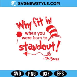 Born To Stand Out SVG