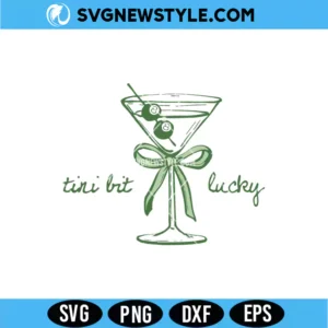 A Tiny Bit Irish Svg Digital Download | Lucky St Patrick Cut File