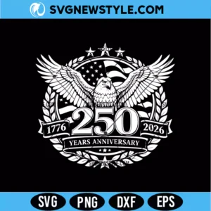America 250 Anniversary USA Svg