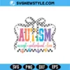Autism Accept Understand Love SVG, Neurodiversity Infinity Loop Cut File 3 Autism Accept Understand Love SVG