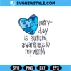 Autism Awareness and Support Svg